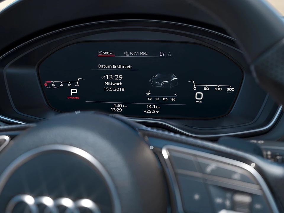 Audi S4 Avant La Spezia e Massa display