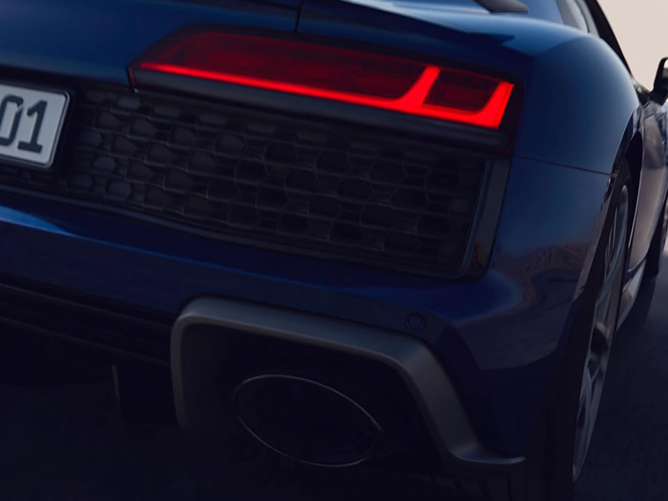 Audi R8 Coupé V10 Performance Quattro La Spezia e Massa fari LED
